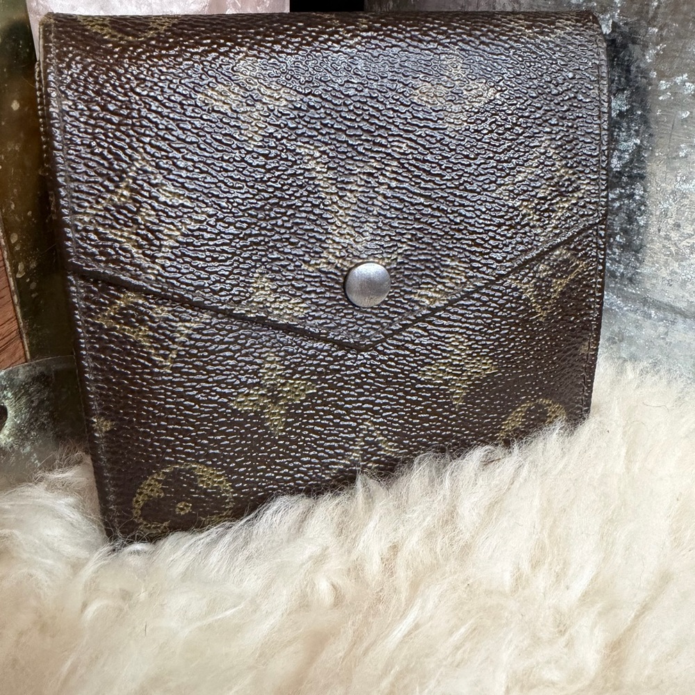 Louis Vuitton Vintage Monogram Portefeuille Elise trifold wallet 1984